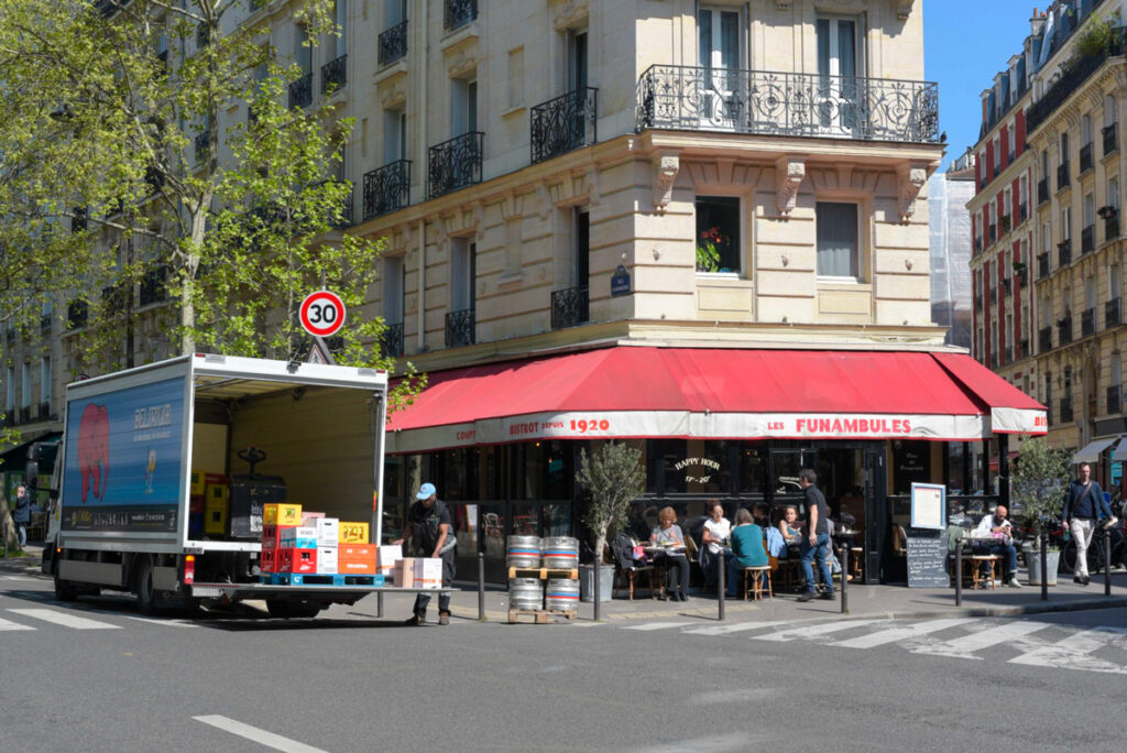 Livraison bar paris camion