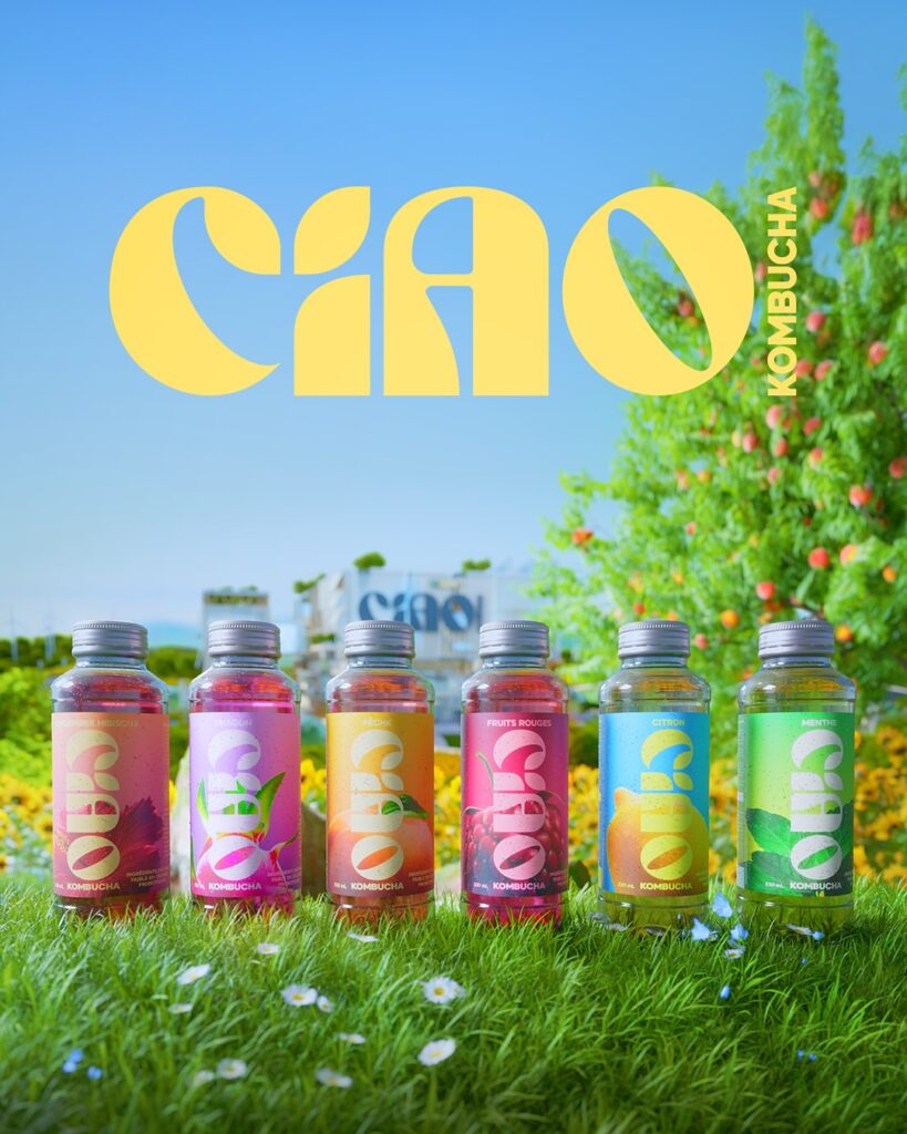 Gamme de Ciao Kombucha