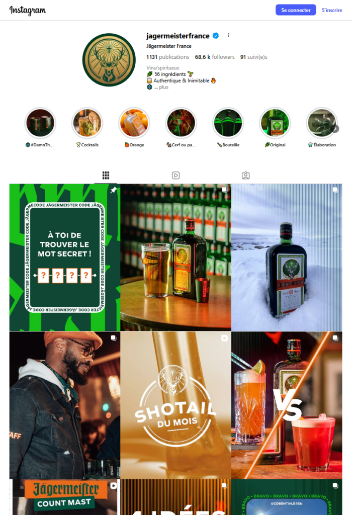 Feed Instagram Jagermeister