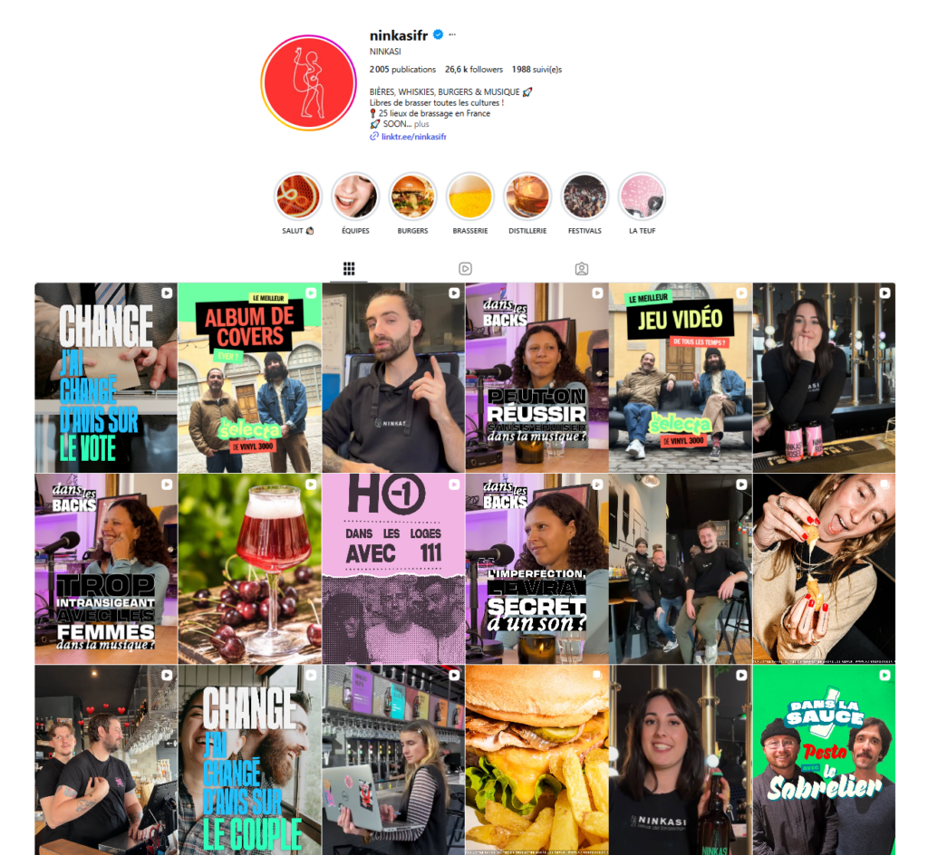 Feed Instagram Ninskasi